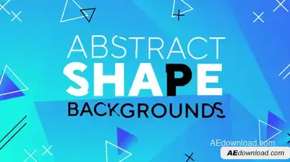 Abstract Shape Backgrounds Video Displays template preview