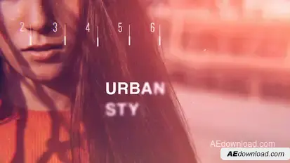 Abstract Urban Opener Video Displays template preview