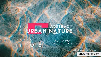 Abstract Urban Slide Video Displays template preview