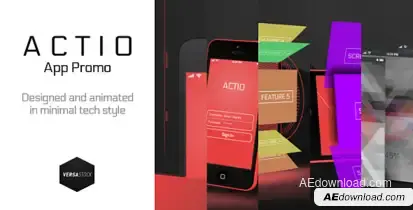 Actio Video Displays template preview