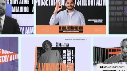 Action Freeze Frame Premiere Pro template preview
