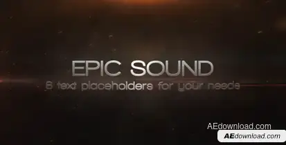 Action Promo Video Displays template preview