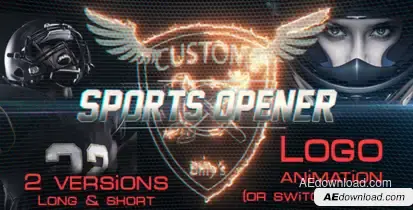 Action Sports Video Displays template preview