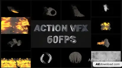 Action VFX Pack | After Effects Video Displays template preview
