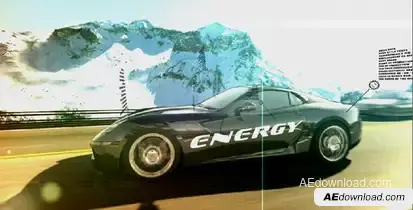 Adrenaline Video Displays template preview