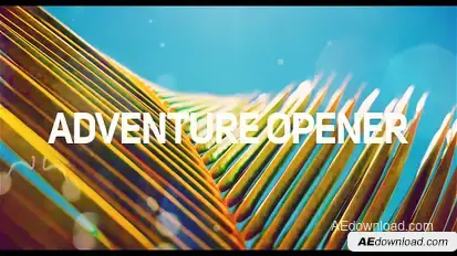 Adventure Opener Video Displays template preview