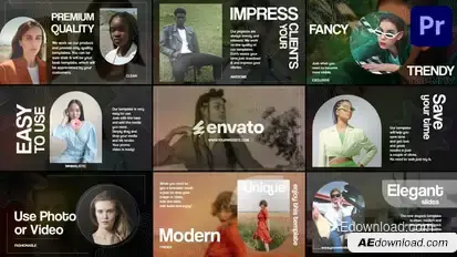 Aesthetic Slideshow for Premiere Pro Premiere Pro template preview