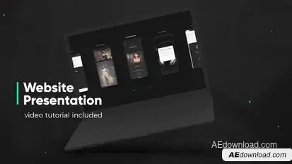 Agilo | Clean Website Presentation Template Video Displays template preview