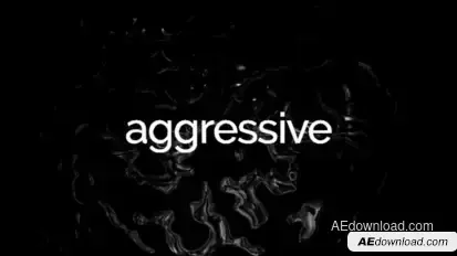Agressive Glitch Stomp Video Displays template preview