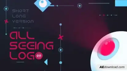 All Seeing Logo Video Displays template preview