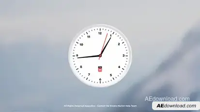 Analog Clock Creator Video Displays template preview
