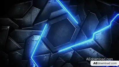 Ancient Tech Logo Video Displays template preview
