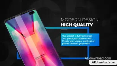 Android App Presentation Video Displays template preview