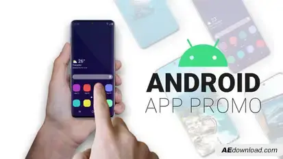 Android App Promo | Smartphone Kit Video Displays template preview