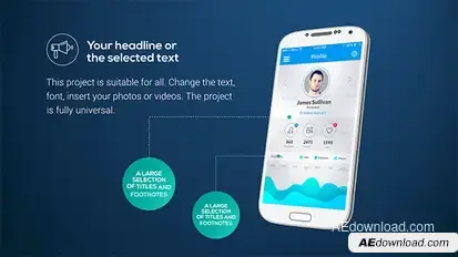 Android Presentation Pack Video Displays template preview