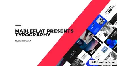 Animated Slides Video Displays template preview