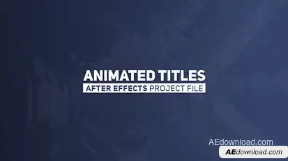 Animated Titles 2 Video Displays template preview