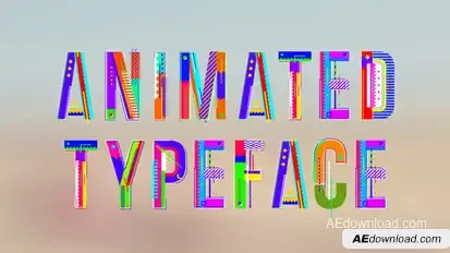 Animation Alphabet Video Displays template preview