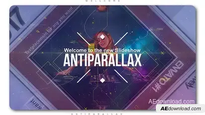 Anti Parallax Slideshow Video Displays template preview