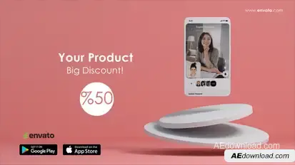 App Advertisement Promotion Premiere Pro template preview