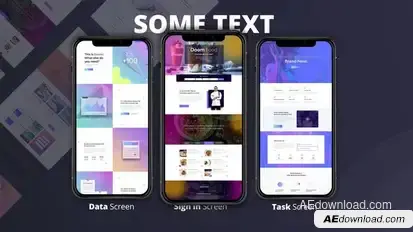 App Presentation Kit Video Displays template preview