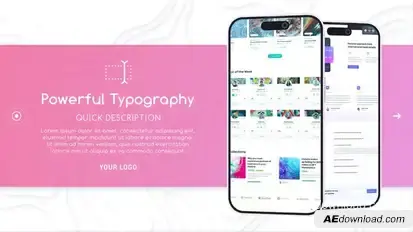 Application Modern Slideshow Video Displays template preview