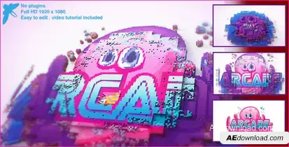Arcade Logo Video Displays template preview
