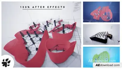 Architect Logo Reveal v2 Video Displays template preview