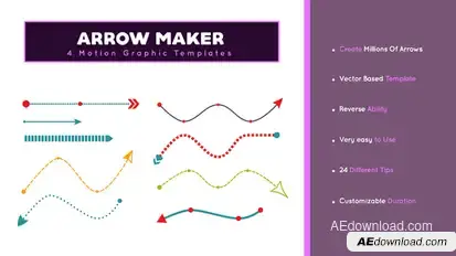 Arrow Maker Video Displays template preview