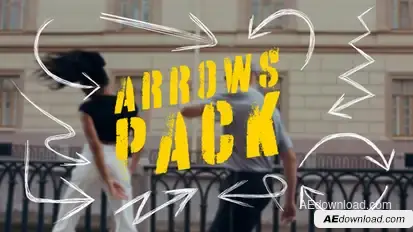 Arrows Pack Premiere Pro template preview