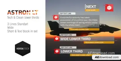 Astron LT Video Displays template preview