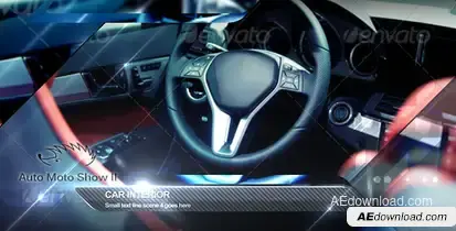Auto Moto Show II Video Displays template preview