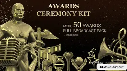 Award Ceremony Kit Video Displays template preview
