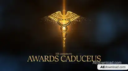Awards Caduceus Opener Video Displays template preview