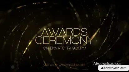Awards Ceremony Pack Video Displays template preview