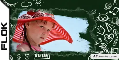 Back To School 2 Video Displays template preview