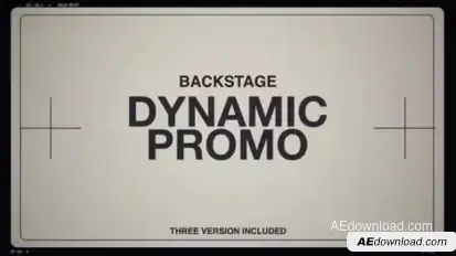 Backstage  Video Displays template preview