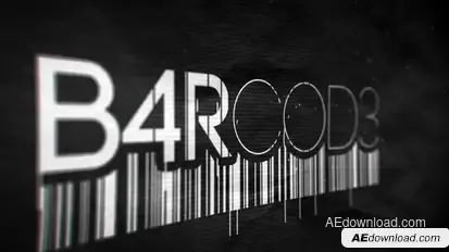 Barcode Reveal Video Displays template preview