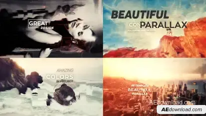 Beautiful Parallax Video Displays template preview