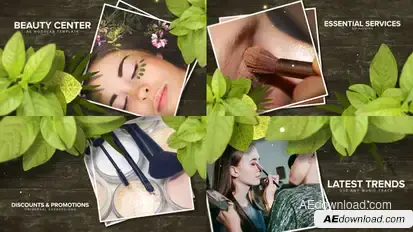 Beauty Center Video Displays template preview