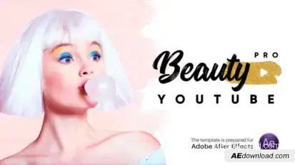 Beauty Pro - Youtube Pack Video Displays template preview