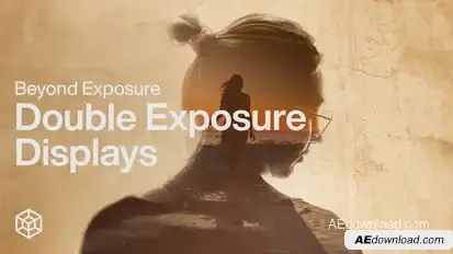 Beyond Exposure - Double Exposure Displays Video Displays template preview