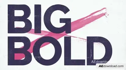 Big Bold Stomp Titles Video Displays template preview