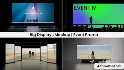 Big Displays Mockup | Event Promo Premiere Pro template preview