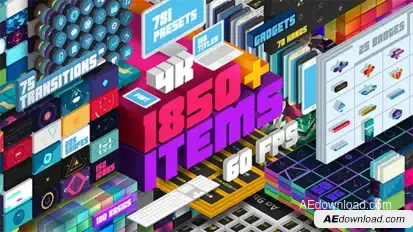 Big Pack of Elements Video Displays template preview