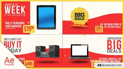Big Sale Video Displays template preview