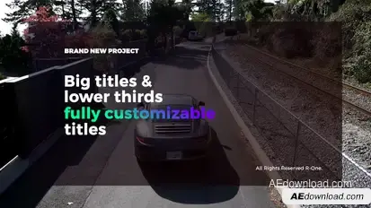 Big Titles & Lower Thirds Video Displays template preview