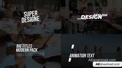 Big Titles Pack | MOGRT Premiere Pro template preview