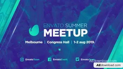 Biggest MeetUp // Event Promo Video Displays template preview
