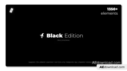 Black Edition - Graphics Pack Video Displays template preview